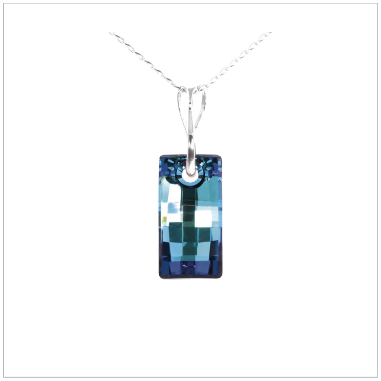 Swarovski Element Urban Necklace - Bermuda Blue - K. Crystals Online