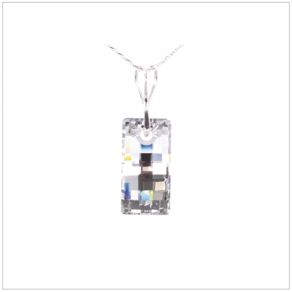 Swarovski Element Urban Necklace - Chrome/Labrador - K. Crystals Online