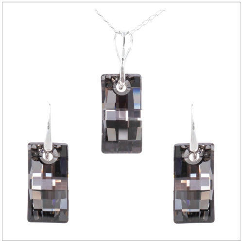 Swarovski Element Urban Set - Silver Night - K. Crystals Online