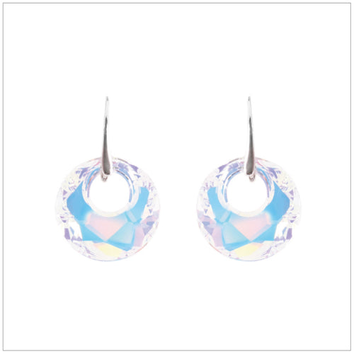 Swarovski Element Victory Earrings - Aurore Boreale - K. Crystals Online