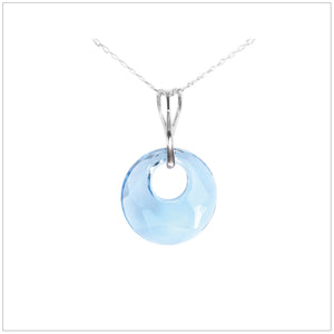 Swarovski Element Victory Necklace - Aquamarine - K. Crystals Online
