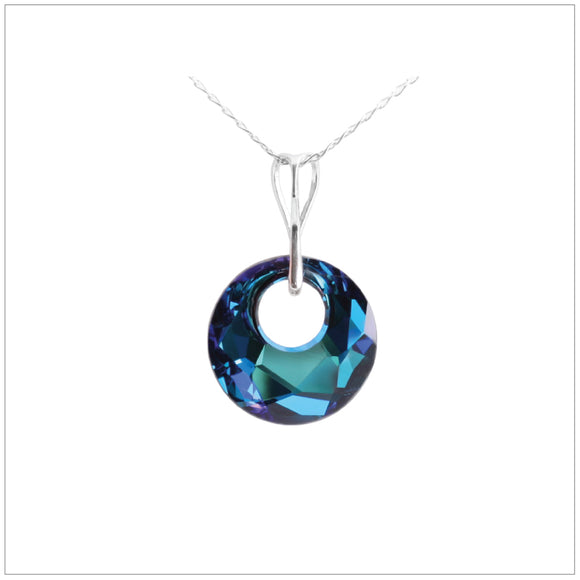 Swarovski Element Victory Necklace - Bermuda Blue - K. Crystals Online