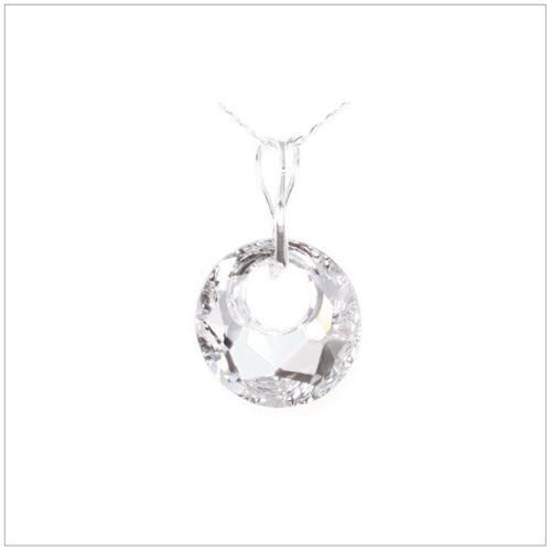 Swarovski Element Victory Necklace - Chrome/Labrador