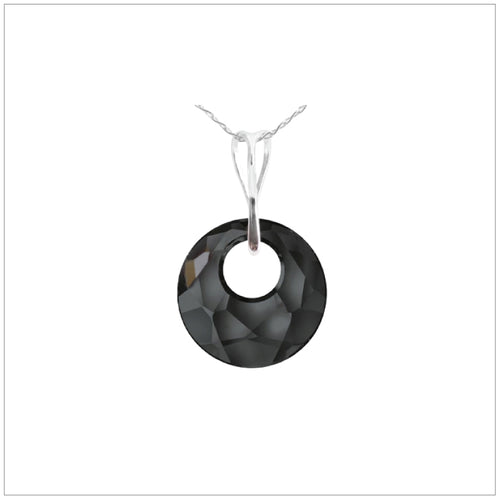 Swarovski Element Victory Necklace - Silver Night - K. Crystals Online