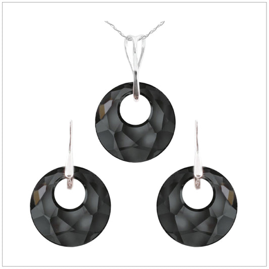 Swarovski Element Victory Set - Silver Night - K. Crystals Online