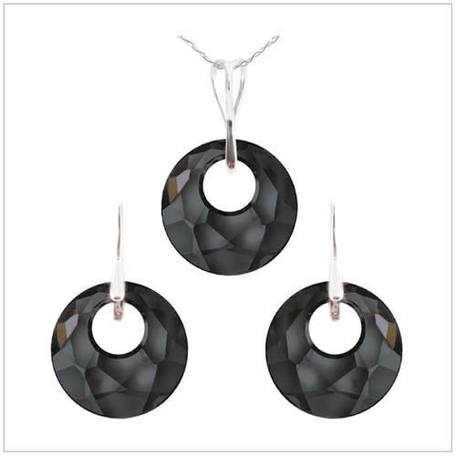 Swarovski Element Victory Set - Silver Night - K. Crystals Online