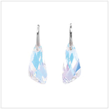 Swarovski Element Wing Earrings - Aurore Boreale - swarovski jewellery south africa kcrystals