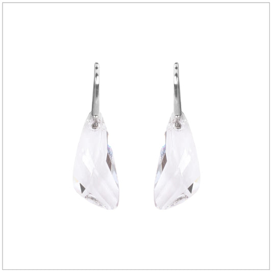 Swarovski Element Wing Earrings - Crystal - swarovski jewellery south africa kcrystals