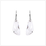 Swarovski Element Wing Earrings - Crystal - swarovski jewellery south africa kcrystals