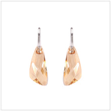 Swarovski Element Wing Earrings - Golden Shadow - swarovski jewellery south africa kcrystals