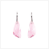 Swarovski Element Wing Earrings - Light Rose - swarovski jewellery south africa kcrystals