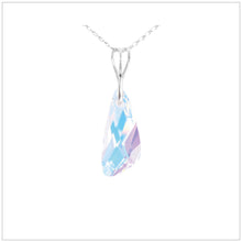 Swarovski Element Wing Necklace - Aurore Boreale - swarovski jewellery south africa kcrystals