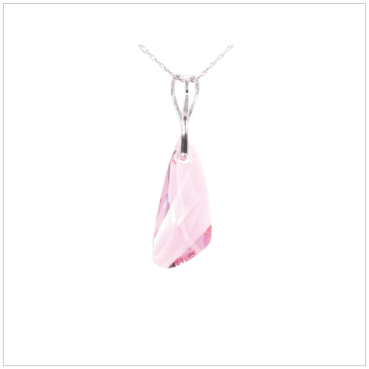 Swarovski Element Wing Necklace - Light Rose - swarovski jewellery south africa kcrystals