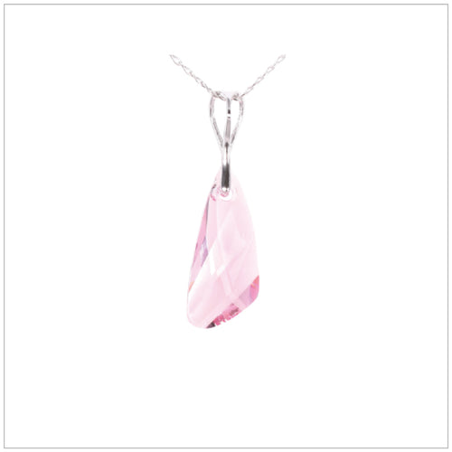 Swarovski Element Wing Necklace - Light Rose - swarovski jewellery south africa kcrystals